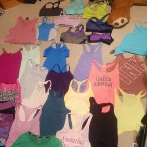 Bundle of workout clothes